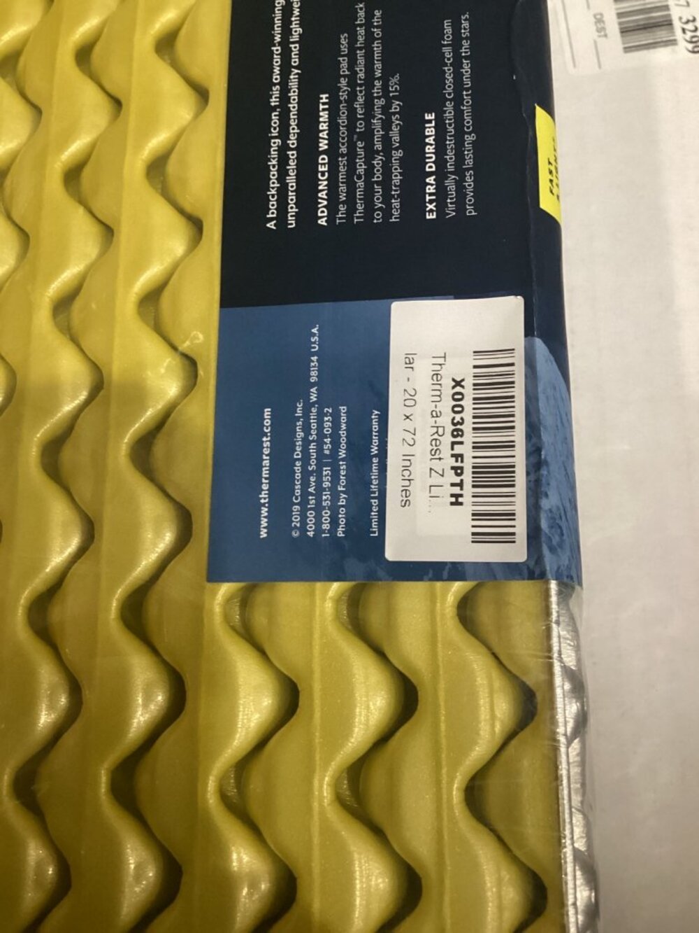 Therm-a-Rest Z Lite Sol Camping and Backpacking Sleeping Pad - Picture 2 of 3